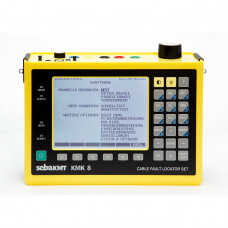 Device for control, localization of damages and qualification of communication cables KMK 8